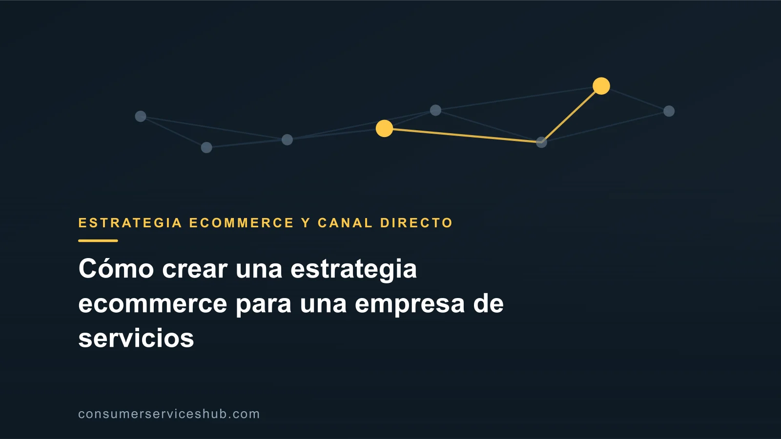 Portada: Cómo crear una estrategia ecommerce para una empresa de servicios
