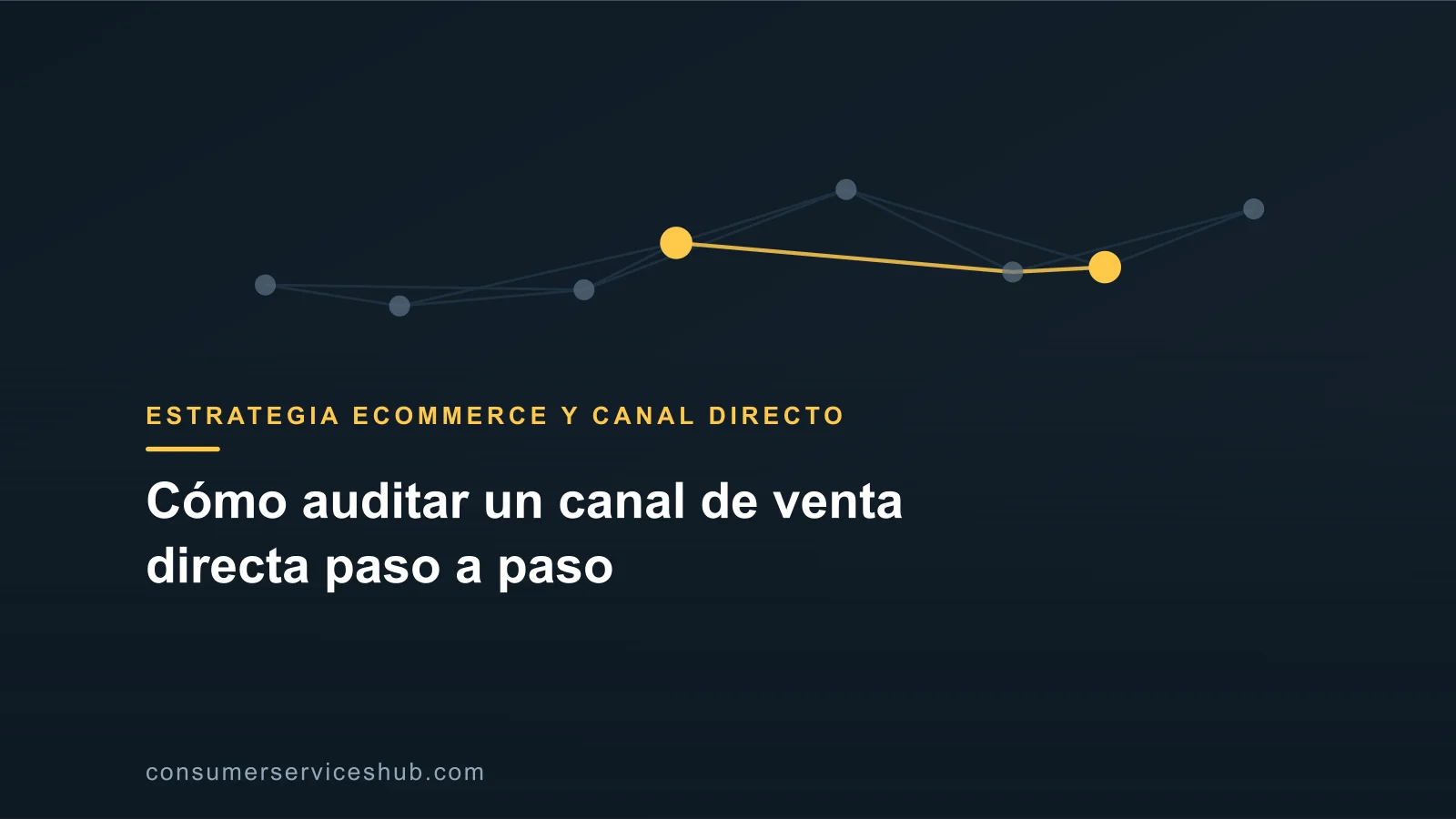 Portada: Cómo auditar un canal de venta directa paso a paso
