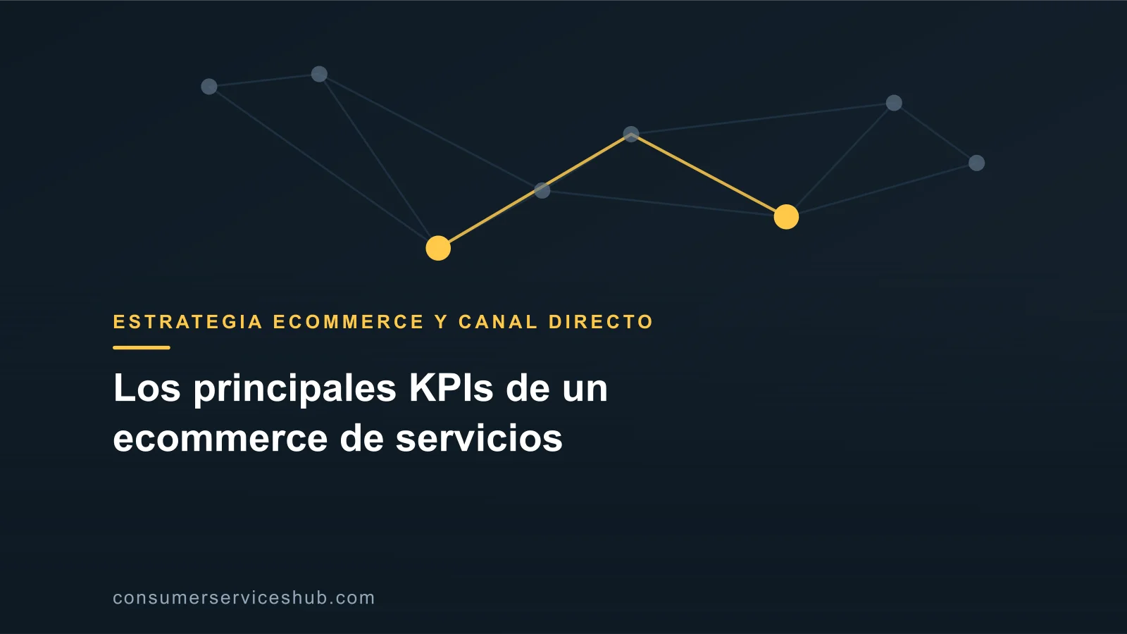Portada: Los principales KPIs de un ecommerce de servicios