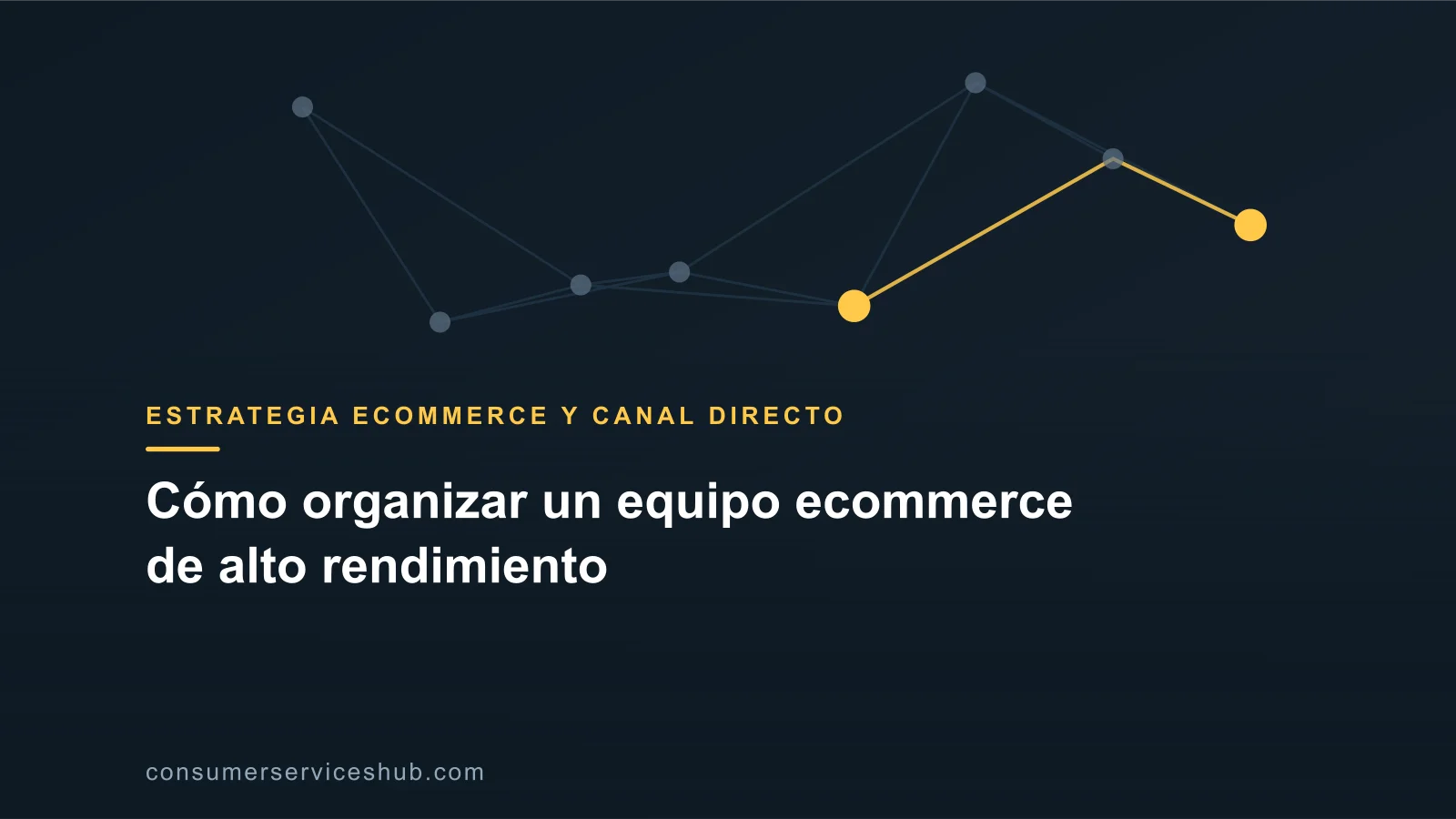 Portada: Cómo organizar un equipo ecommerce de alto rendimiento