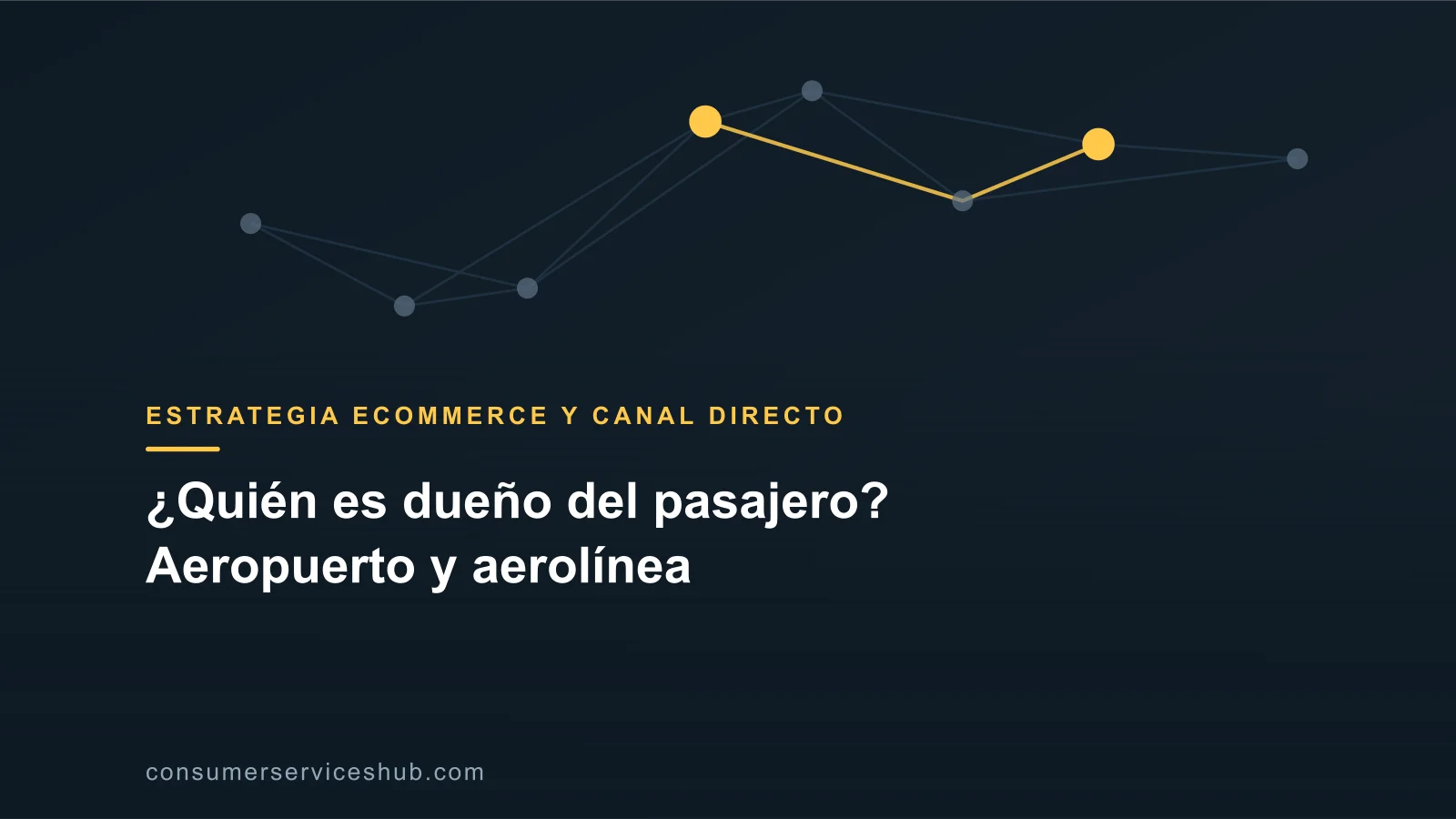 Portada: ¿Quién es dueño del pasajero? Aeropuerto y aerolínea