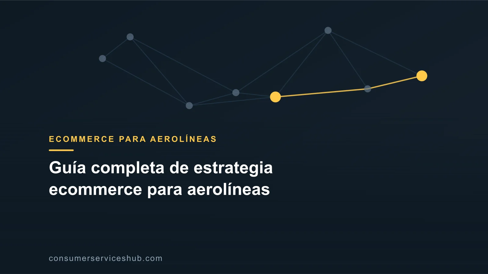 Portada: Guía completa de estrategia ecommerce para aerolíneas