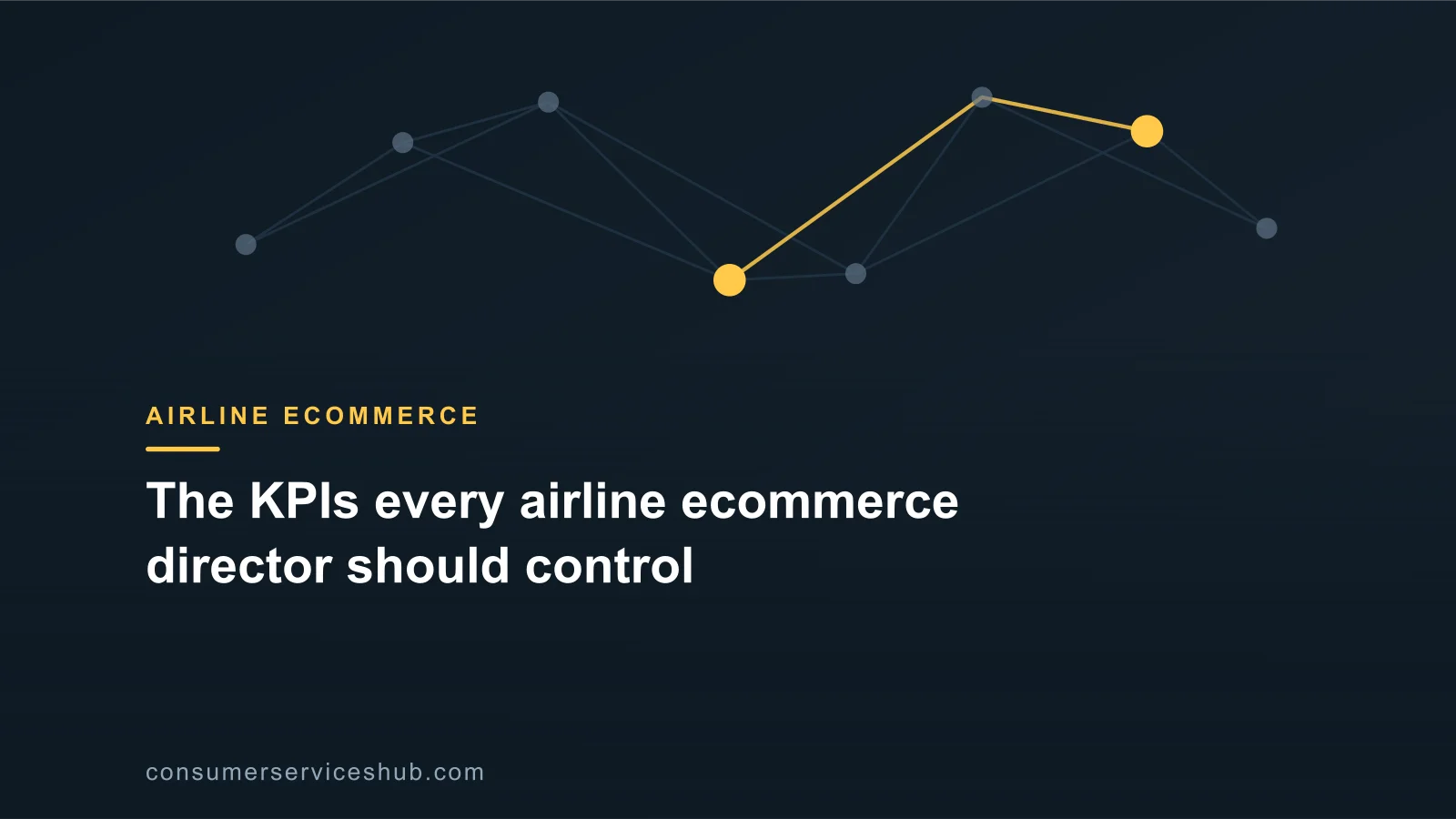 Cover: The KPIs every airline ecommerce director should control