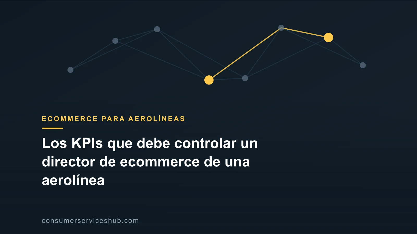 Portada: Los KPIs que debe controlar un director de ecommerce de una aerolínea