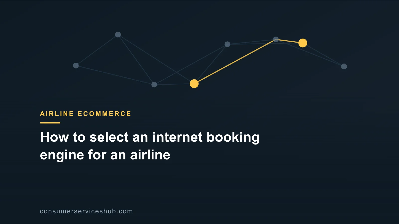 Cover: How to select an internet booking engine for an airline