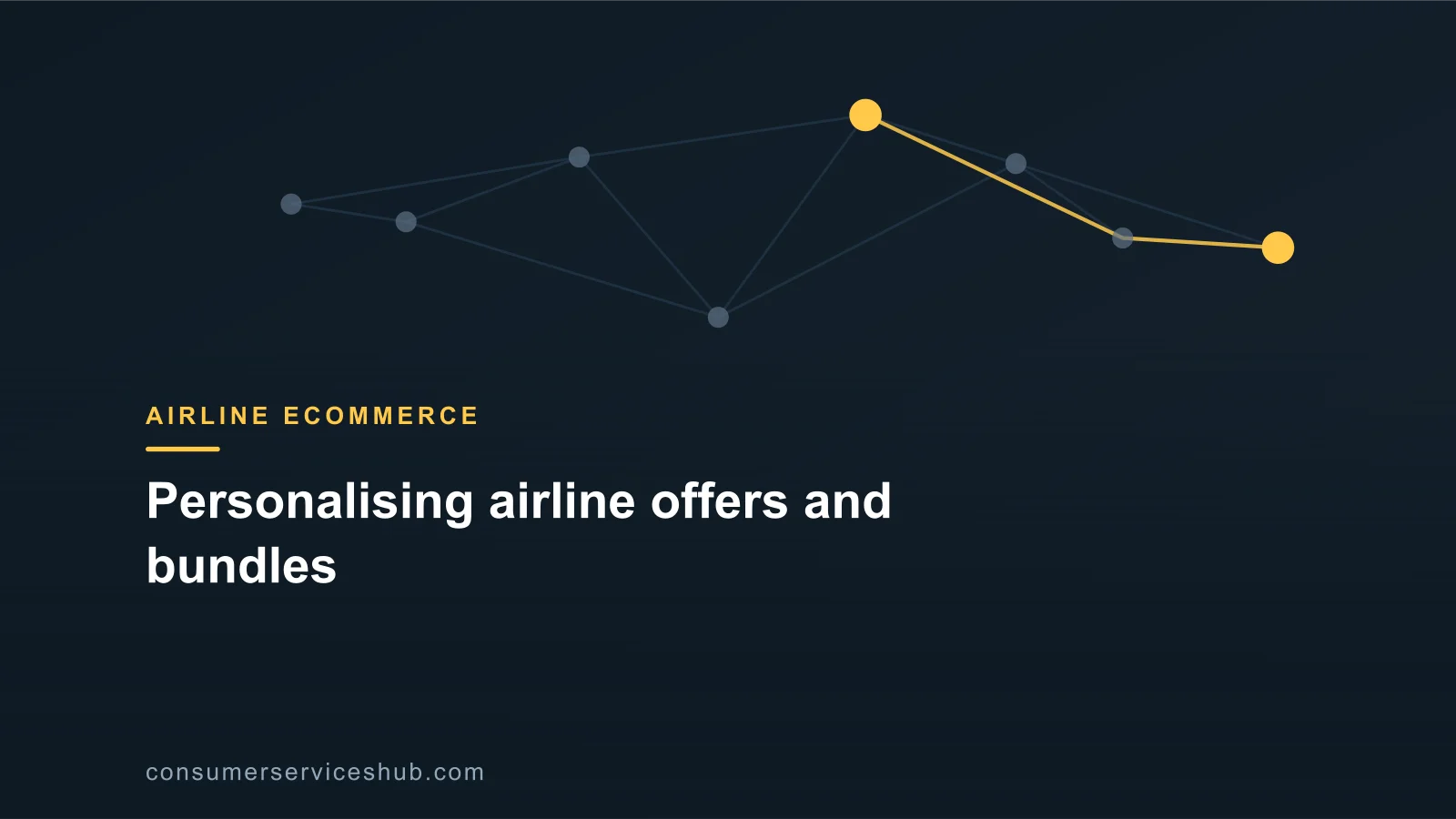 Cover: Personalising airline offers and bundles