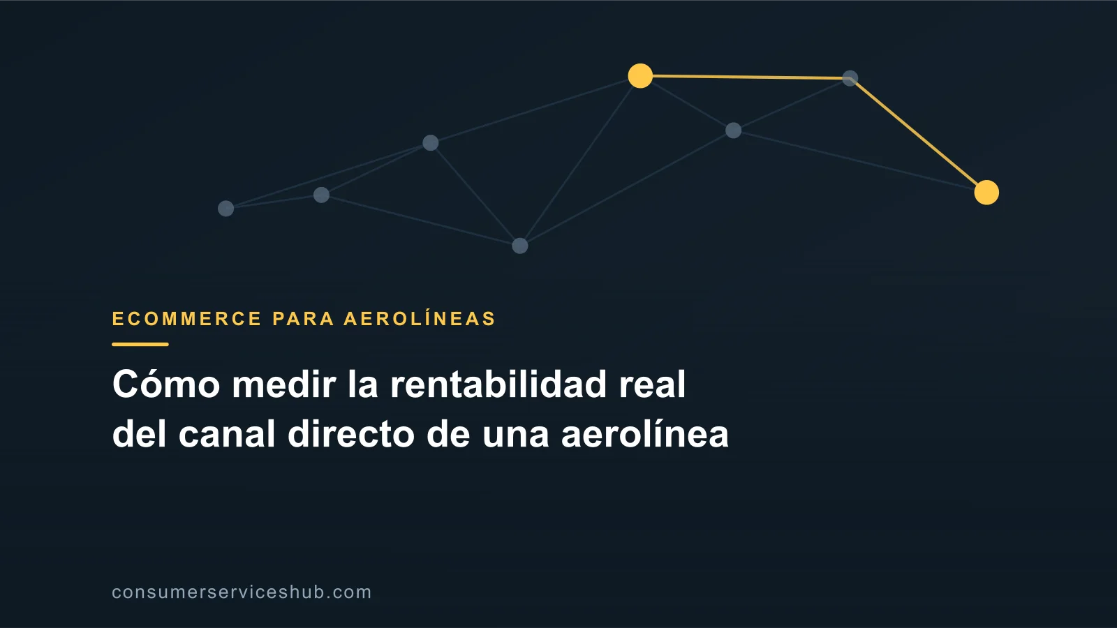 Portada: Cómo medir la rentabilidad real del canal directo de una aerolínea