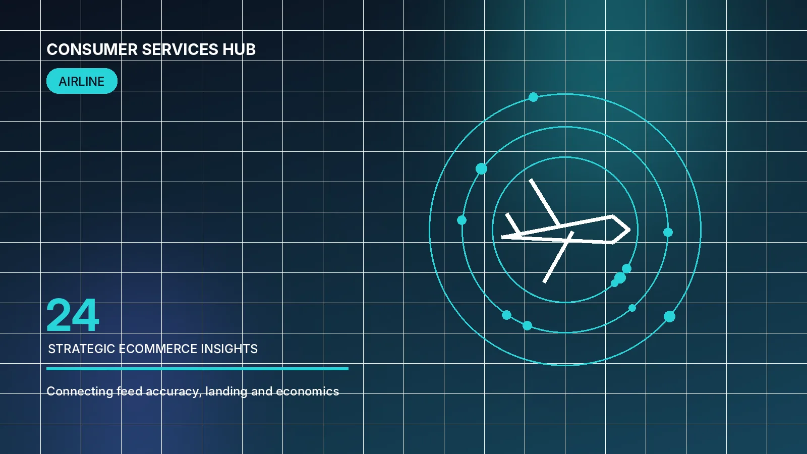 Abstract editorial illustration for the article “Airline metasearch: managing Google Flights, Skyscanner and Kayak”.