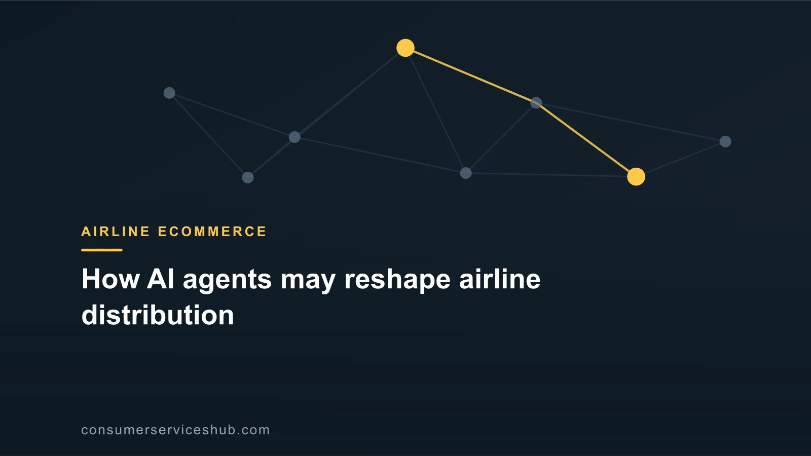 Cover: How AI agents may reshape airline distribution
