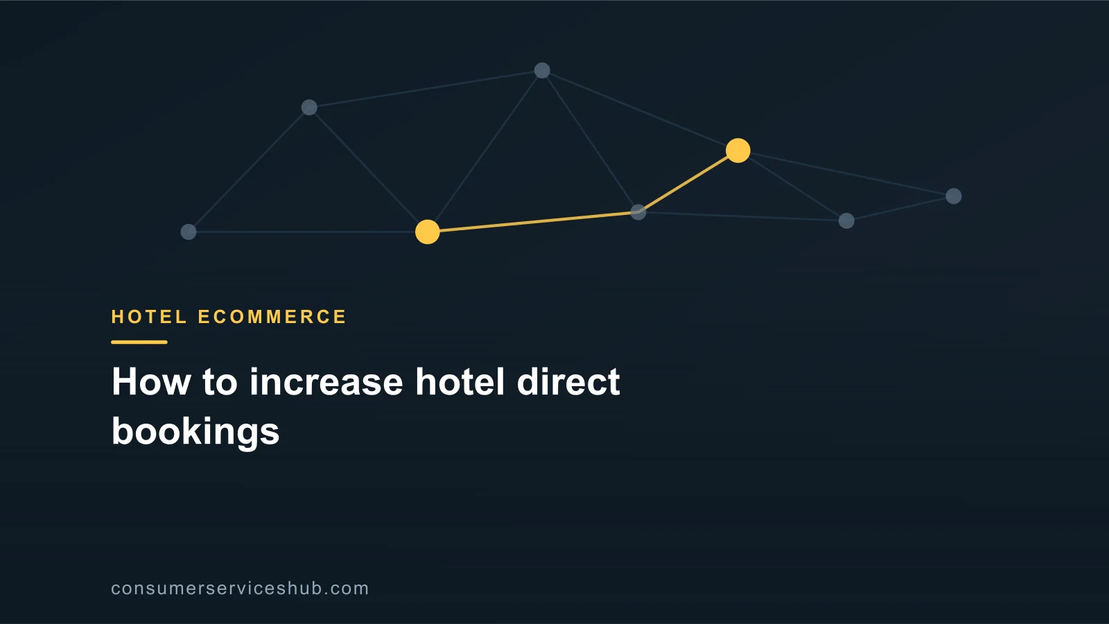 Cover: How to increase hotel direct bookings