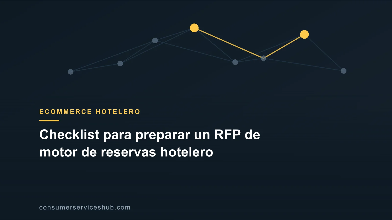 Portada: Checklist para preparar un RFP de motor de reservas hotelero