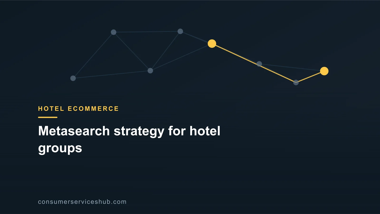 Cover: Metasearch strategy for hotel groups