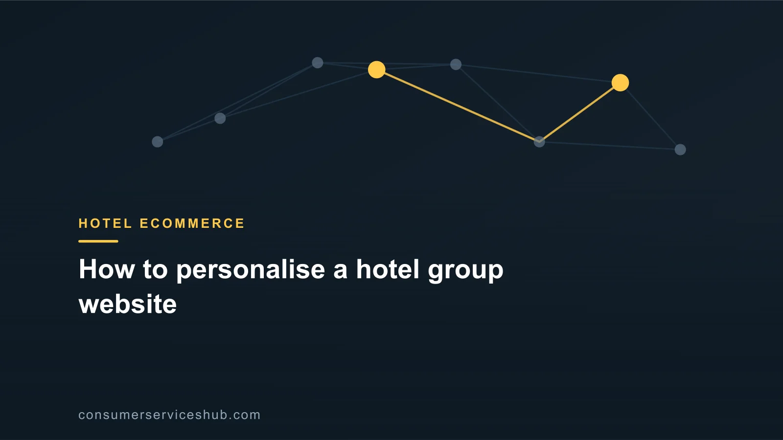 Cover: How to personalise a hotel group website