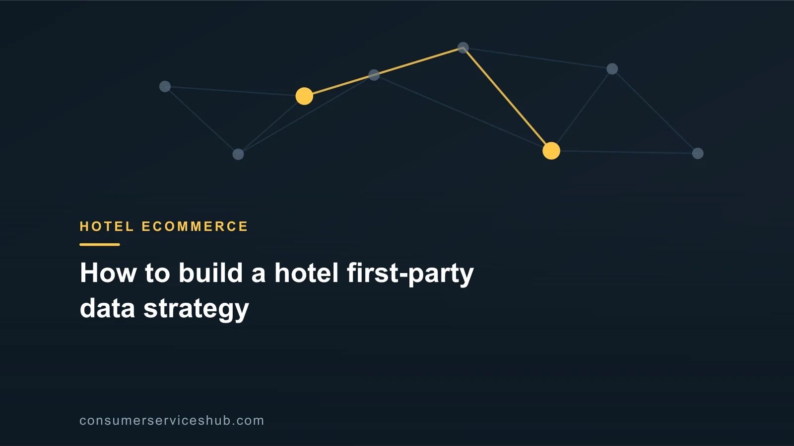 Cover: How to build a hotel first-party data strategy