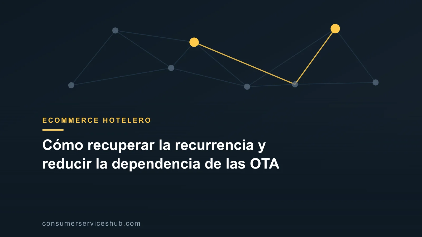 Portada: Cómo recuperar la recurrencia y reducir la dependencia de las OTA