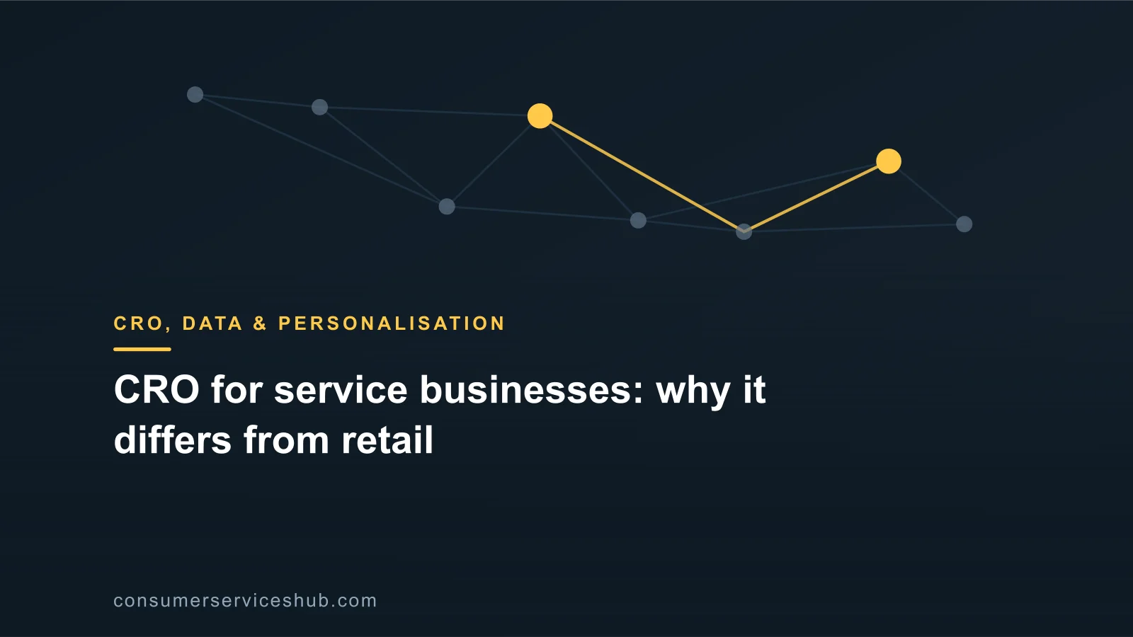 Cover: CRO for service businesses: why it differs from retail