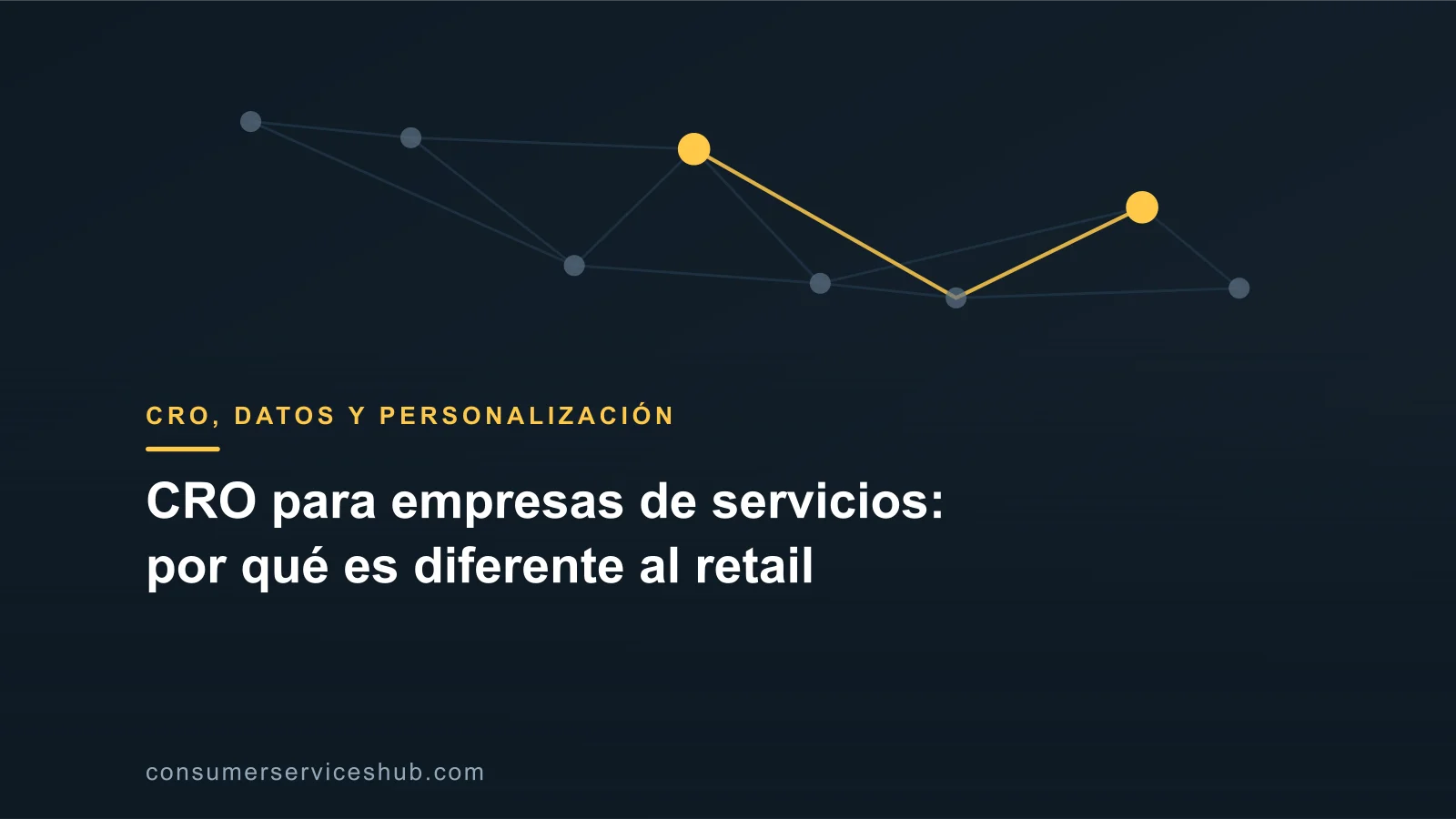 Portada: CRO para empresas de servicios: por qué es diferente al retail