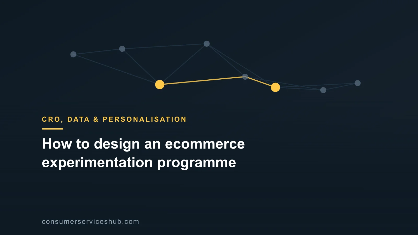 Cover: How to design an ecommerce experimentation programme