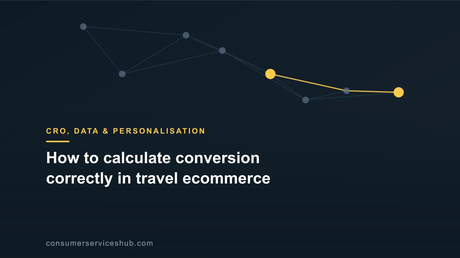 Cover: How to calculate conversion correctly in travel ecommerce