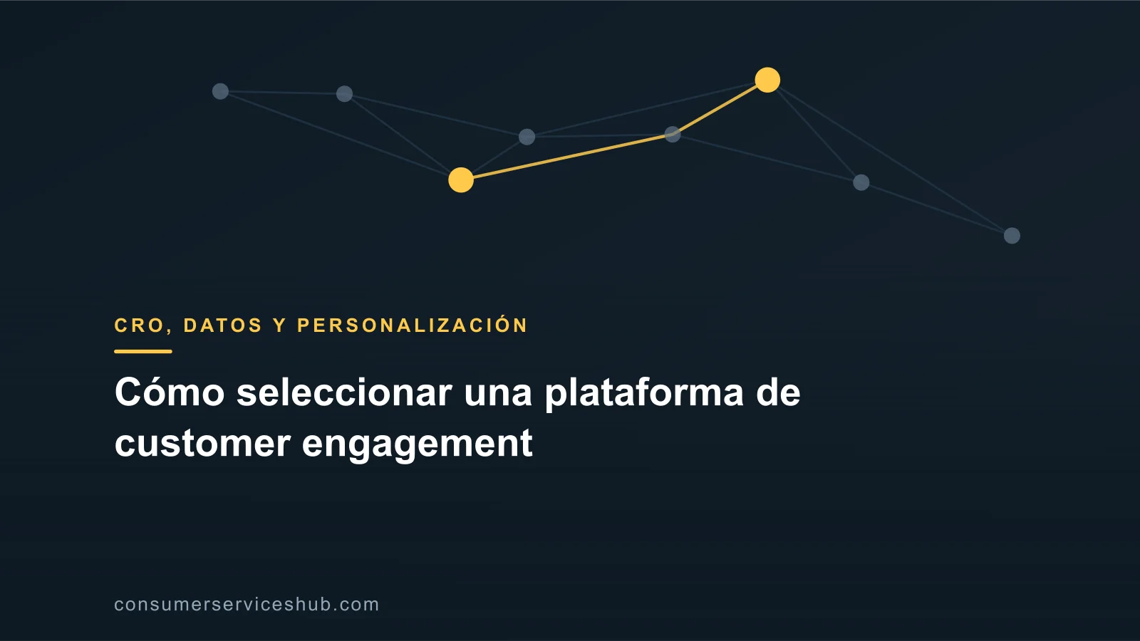 Portada: Cómo seleccionar una plataforma de customer engagement