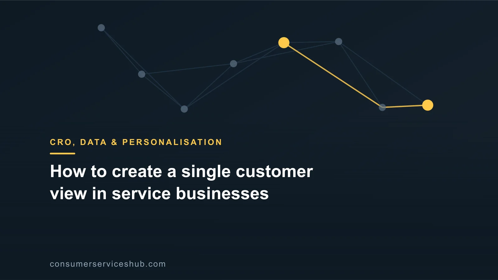 Cover: How to create a single customer view in service businesses