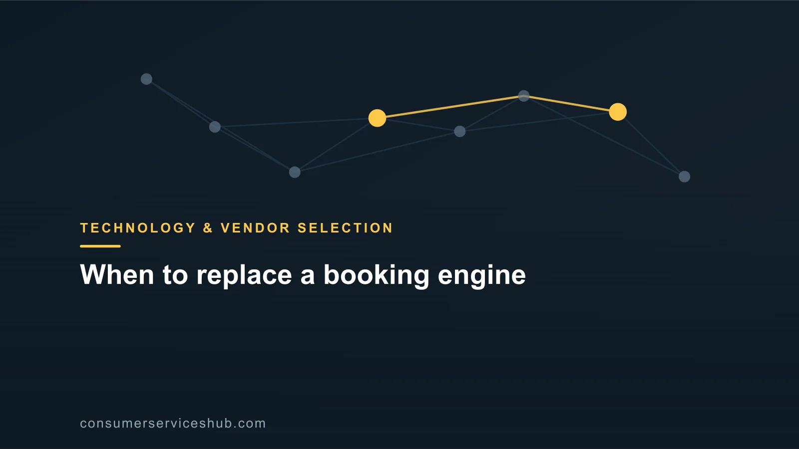 Cover: When to replace a booking engine