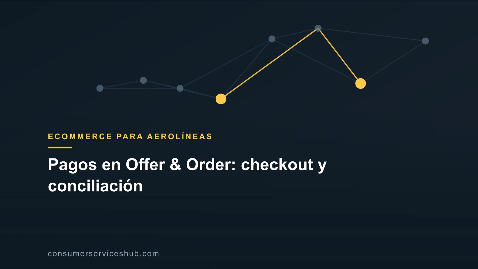 Portada: Pagos en Offer & Order: checkout y conciliación