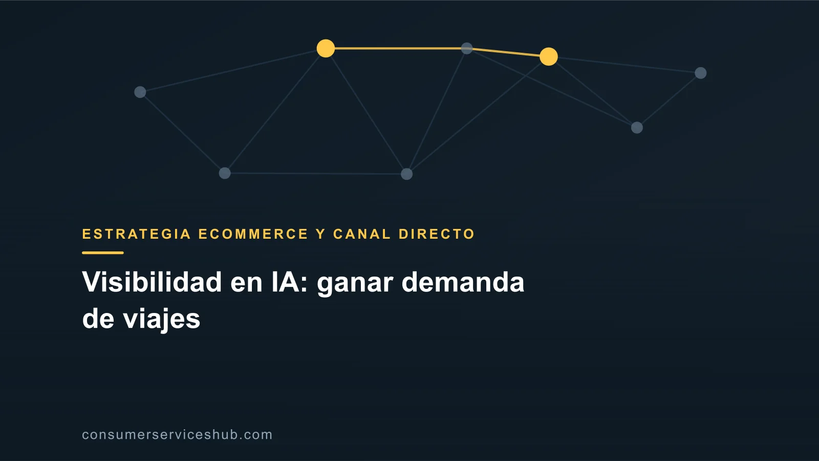 Portada: Visibilidad en IA: ganar demanda de viajes