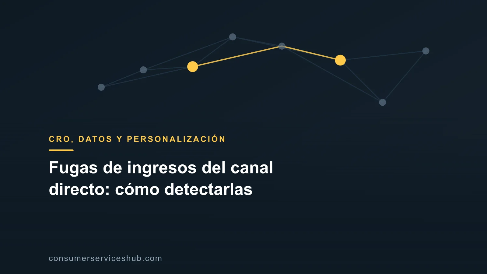 Portada: Fugas de ingresos del canal directo: cómo detectarlas