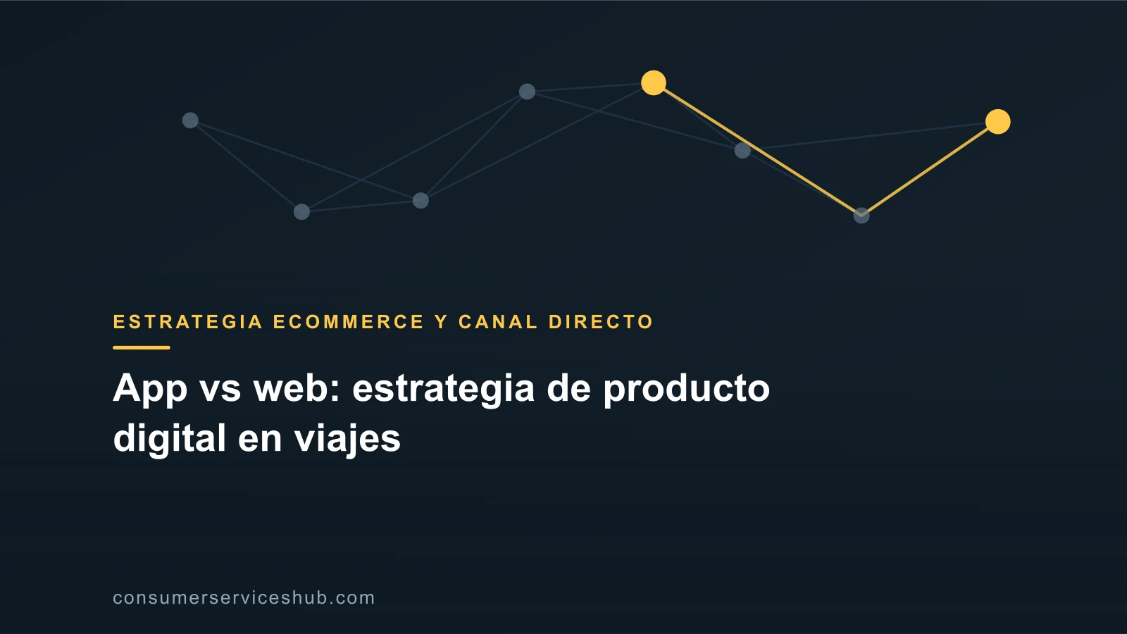 Portada: App vs web: estrategia de producto digital en viajes