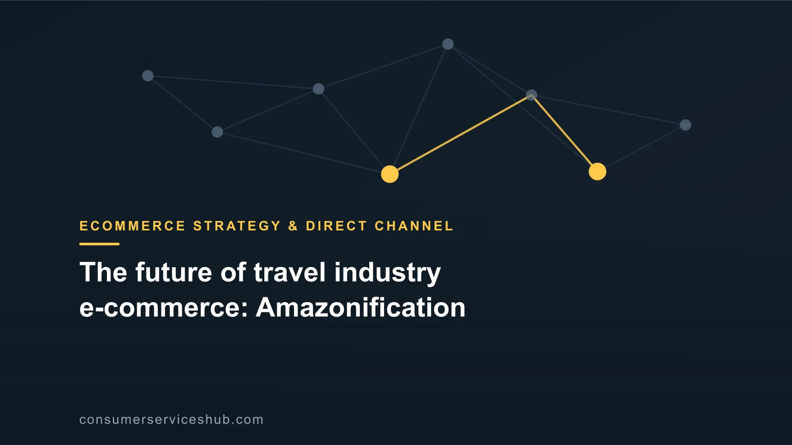 The future of travel industry e-commerce: Amazonification