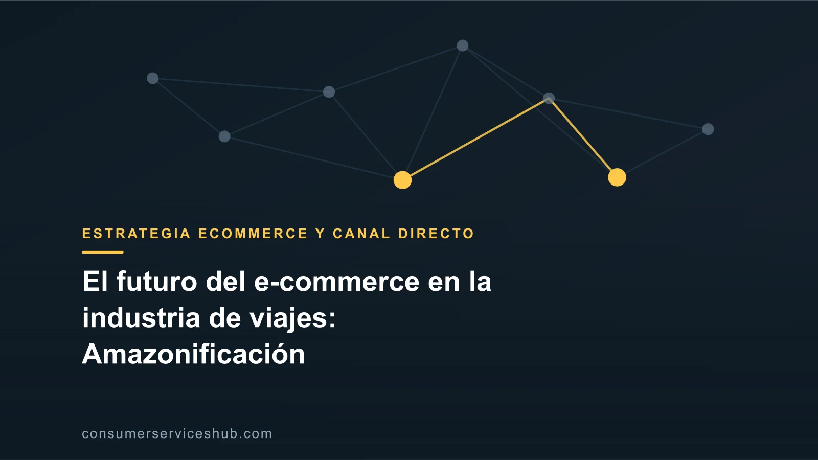 El futuro del e-commerce en la industria de viajes: Amazonificación